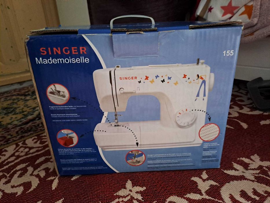 Masina de cusut Singer Mademoiselle, 7 Programe, 1500 imp/min, Alb