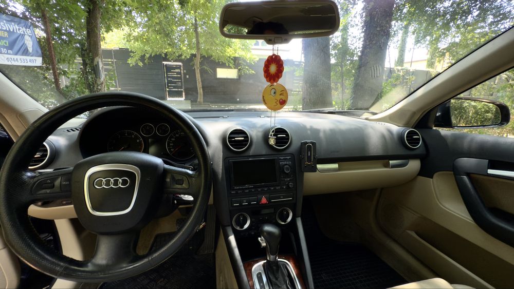 Audi A3 Automat DSG 2.0 tfsi, interior piele, nagivatie, 201CP