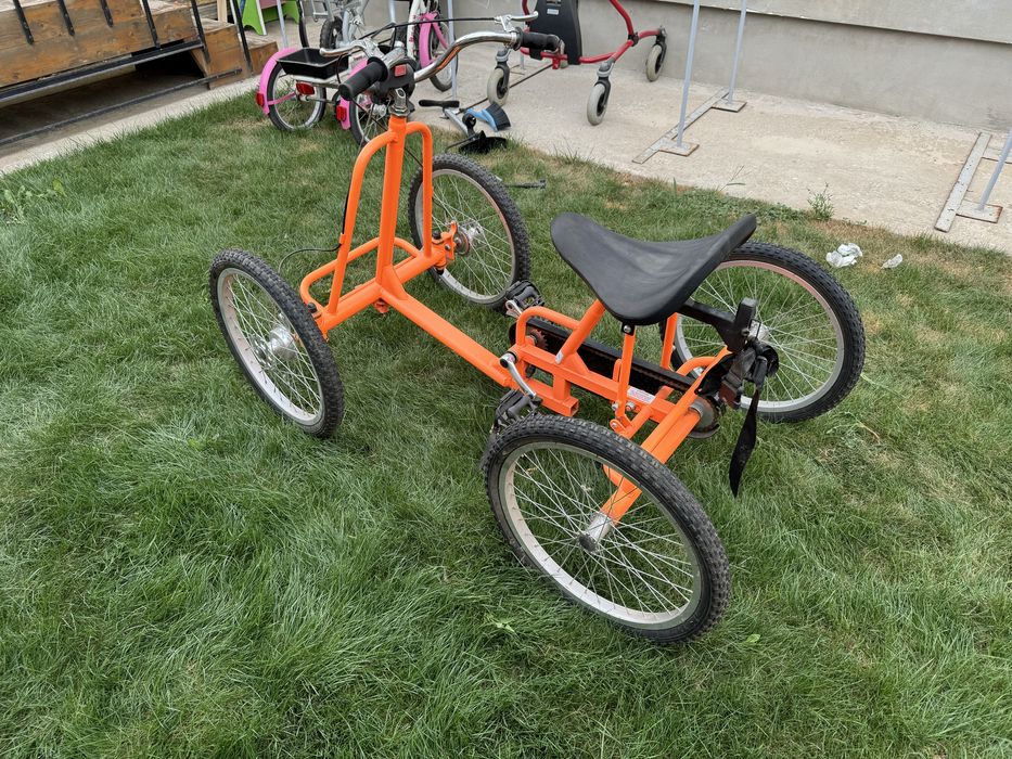 Theraplay 4‑wheel therapy bike – mărimea Small (triciclu adaptat pentru copii)
