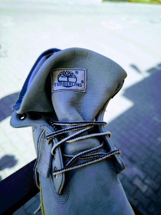 Ghete Timberland piele naturala 37,5;23,5cm nu Nike Adidas