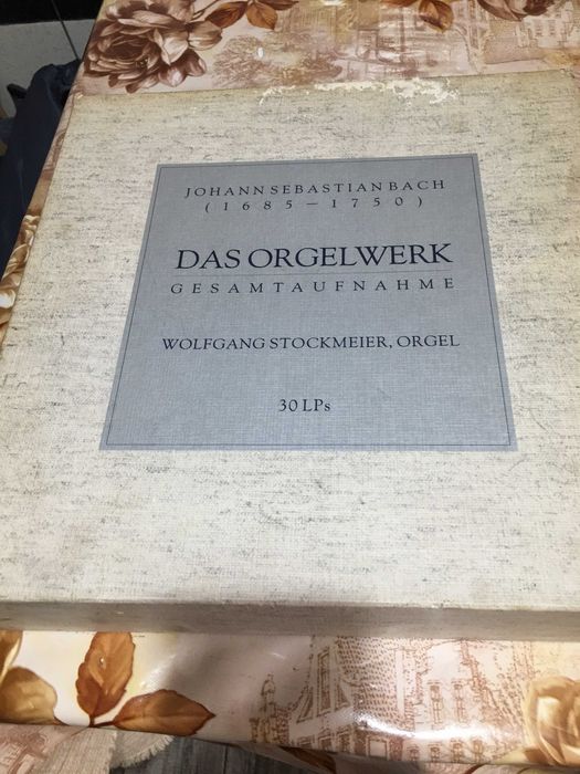 Johann Sebastian Bach-Lucrarea la orgă-înregistrare completă 30 LP