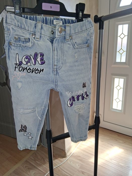 Blugi fetita 86 dar merg de la 74