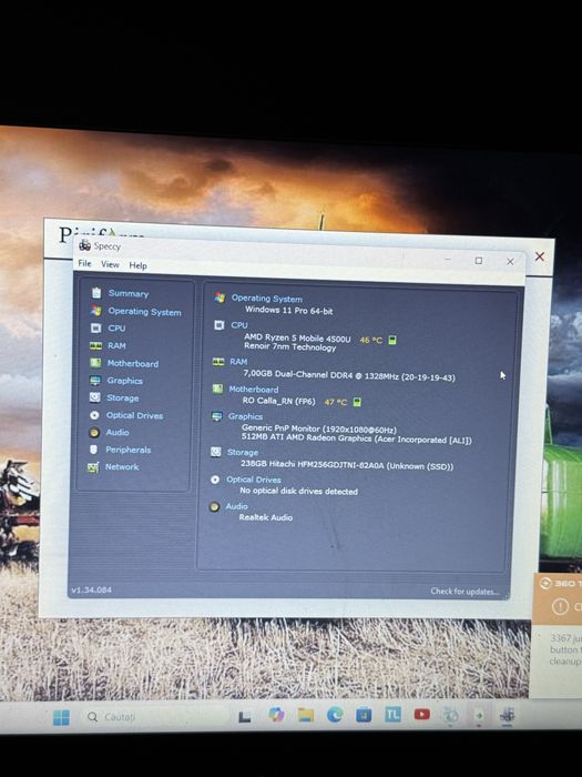 Vand laptop acer