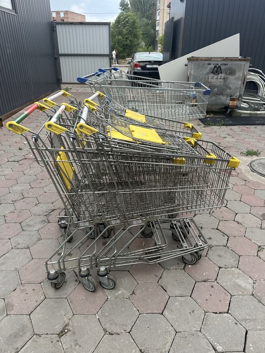 Тележки 2 вида для супермаркетов