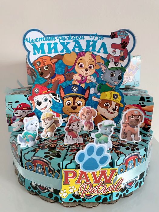 Промоция!Изработка на картонена торта.Цена за едно парче 1лв.Украса