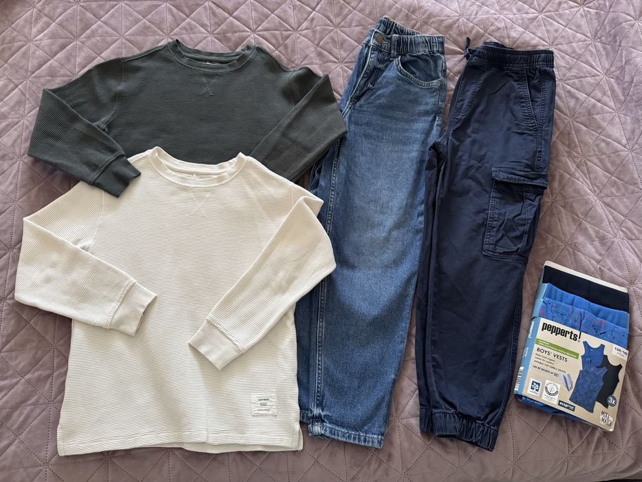 Дрехи за момче яке Zara, панталони, Елек, риза, 110 -116 -122- 128 рр