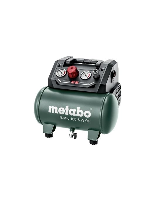 Безмасляный компрессор Metabo Basic 160-6 W OF 0.9 кВт, 6 л