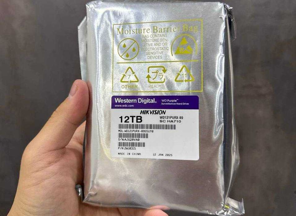 12 тб Жесткий диск HDD от 1ТБ до 10ТБ WD PURPLE камеры видеонаблюдения