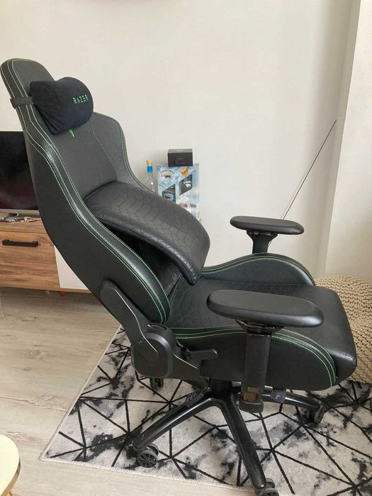 Gaming геймърски/офис стол Razer Iskur XL, Зелен