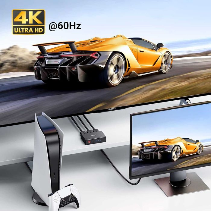 UGREEN HDMI сплитер 1 вход 2 изхода