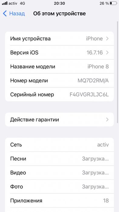Айфон 8 идеалный состояние