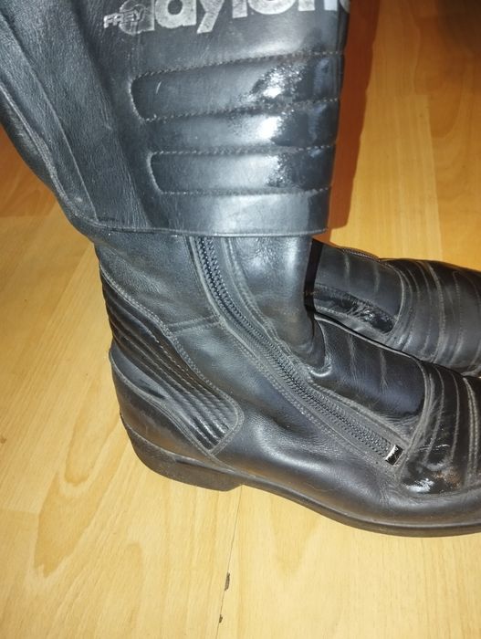 Cizme piele motoDaytona cu protecție metalică