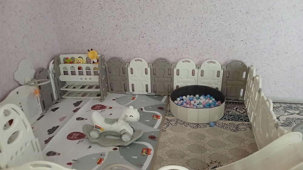 Манеж детский плашадка