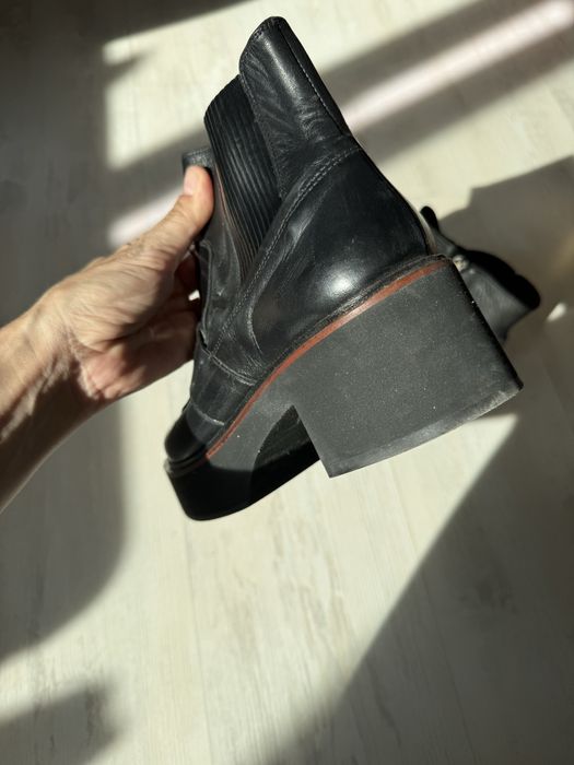 Испански боти ZINDA , лоуфъри естествена кожа