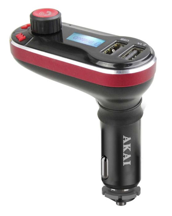 Modulator FM cu Bluetooth Akai FMT-66B (incarcator USB 5V 2.1A/ 10.5W)