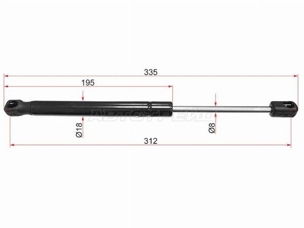 Амортизатор капота Infiniti Fx30d