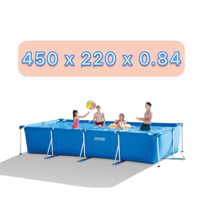 Каркасный бассейн Intex 450х220х84см