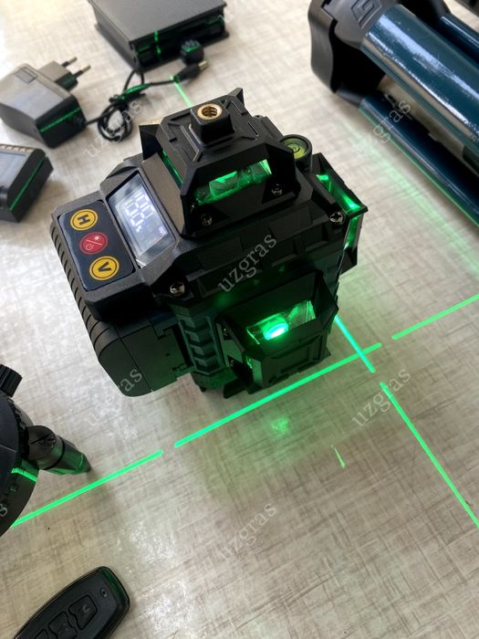 Бепул доставка Лазерный уровень MAGNAT оригинал 4D новый 360⁰ зеленый