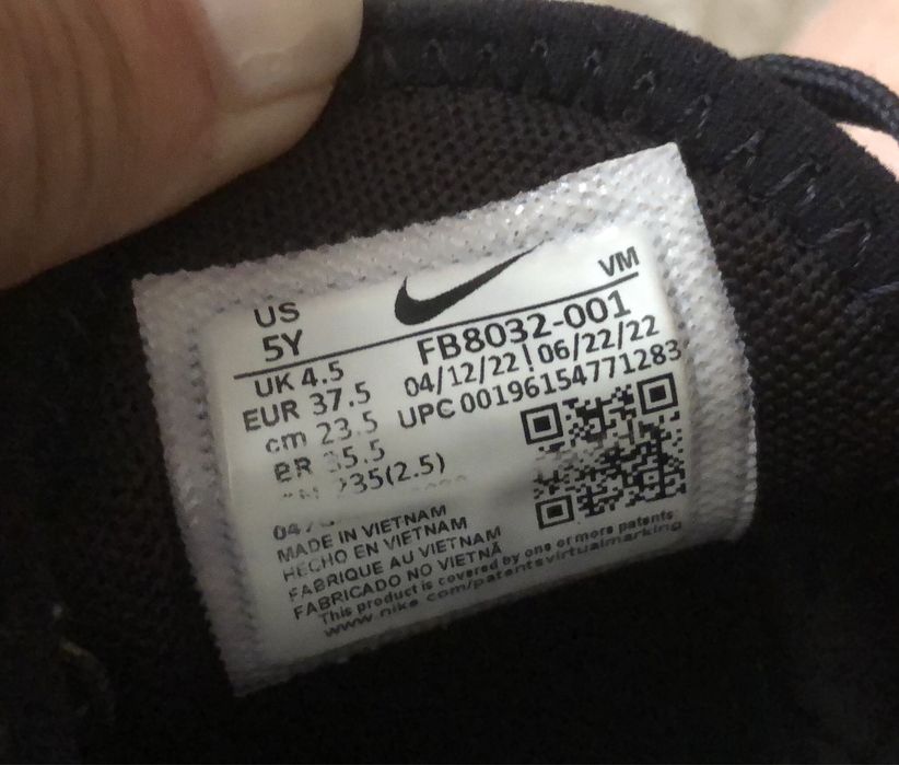 Маратонки Nike нр37 стелка в см23/5