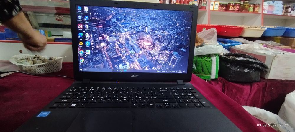 Ноутбук acear  черный