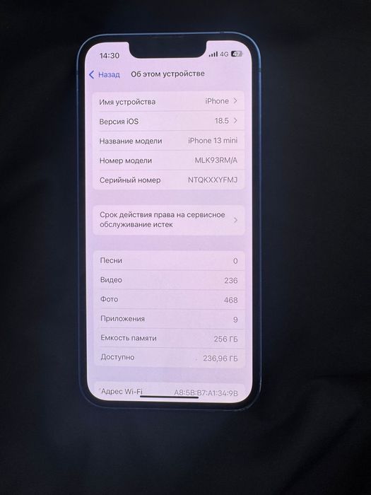 Айфон 13 мини 256 гб, Iphone 13 mini 256 gb