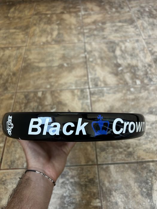Paleta Padel Black Crown Coyote Carbon 3K - NOUA Sigilata