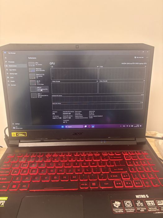 Laptop Gaming Acer Nitro 5 | Ryzen 5 5600H | RTX 3050 4GB | 16GB RAM | 144Hz