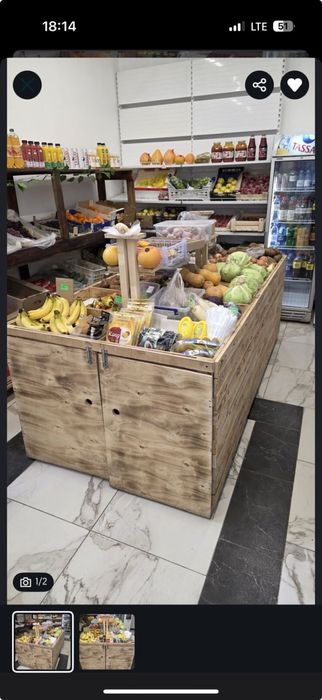 Полка для овщи прукты жеміс кокенске