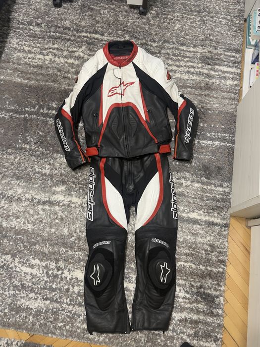Costum moto Alpinestars 2 piese, marimea 50