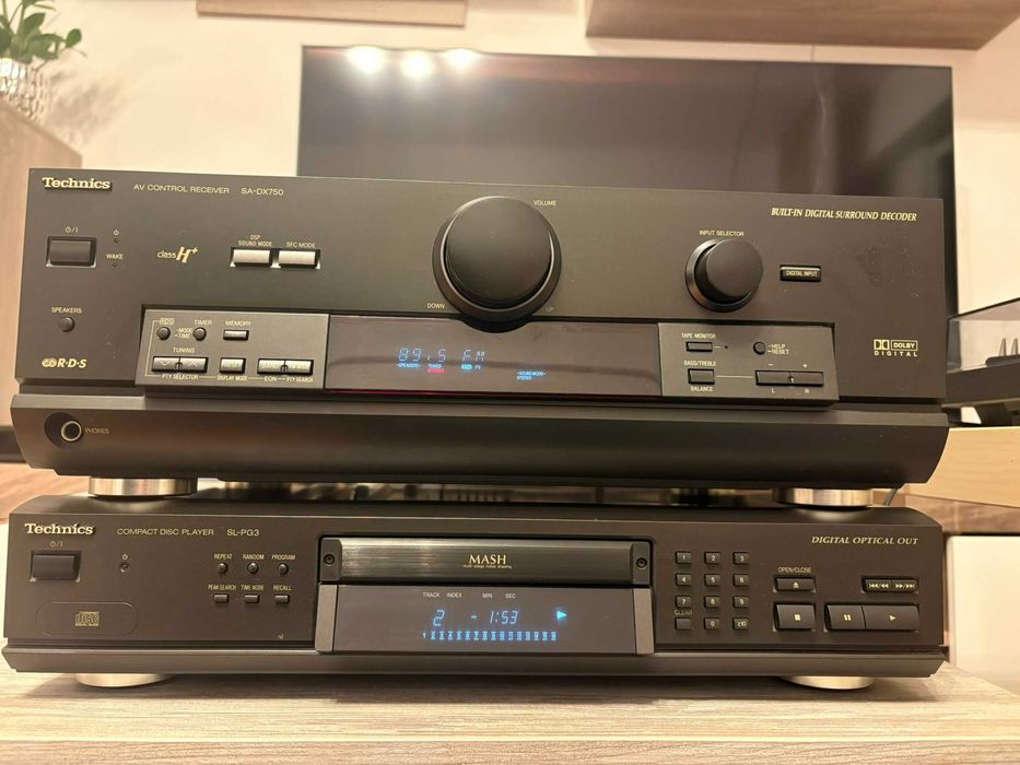 Technics Receiver 5.1 SA-DX 750 + CD Player Technics SL PG 3