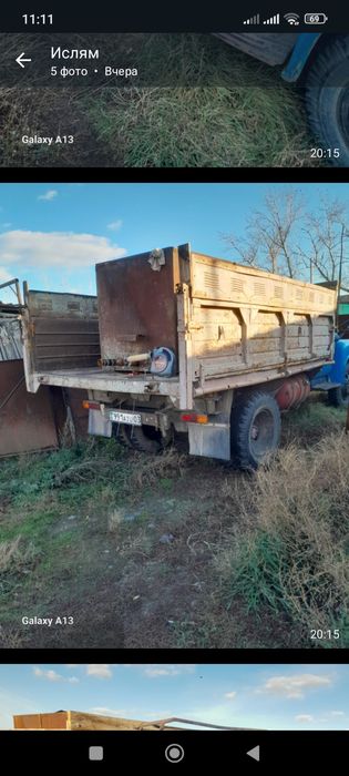 Газ 53 самосвал на ходу