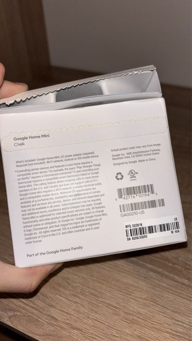 Boxa Google home mini nouă