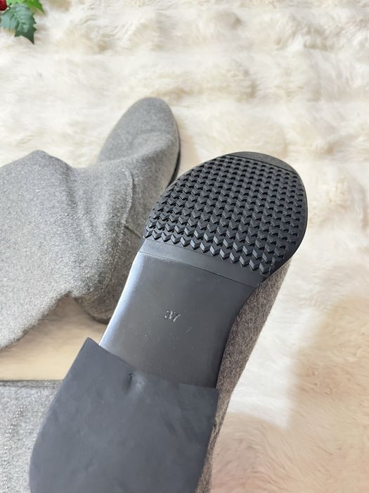 Cozme lungi din material textil cu logo Chanel marimea 37