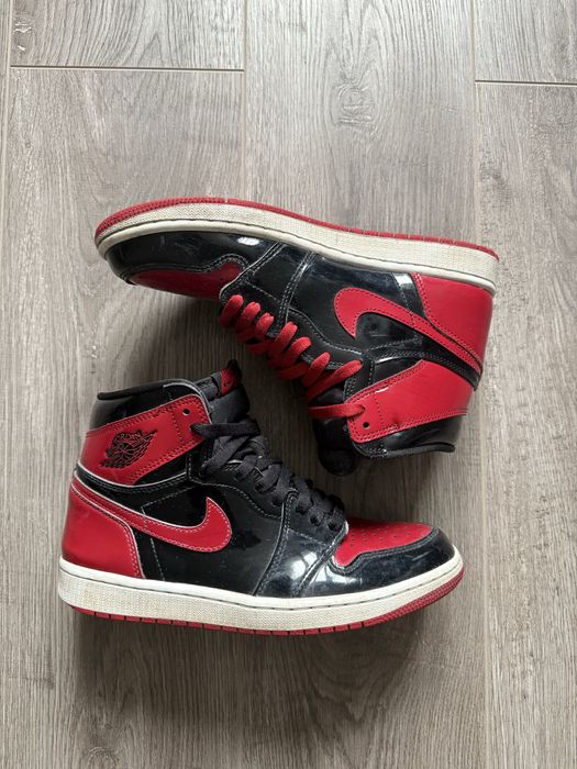 Jordan 1 high Patent bred