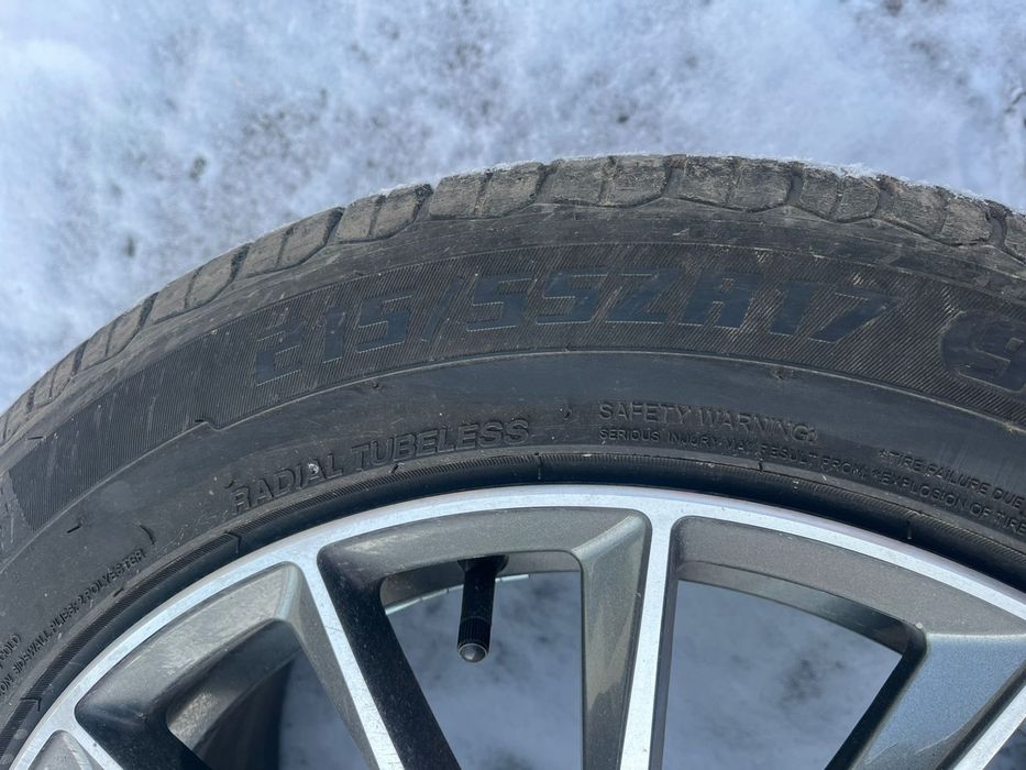 4 диска с резиной на мерседес 124 размер