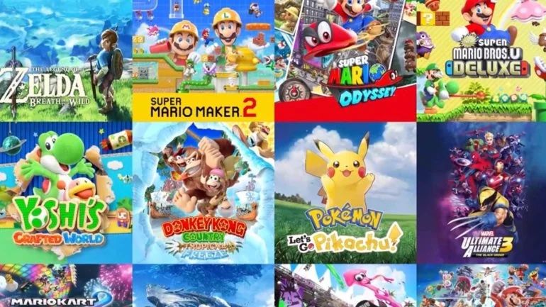 Игры на Nintendo Switch зельда, mario, hogwarts