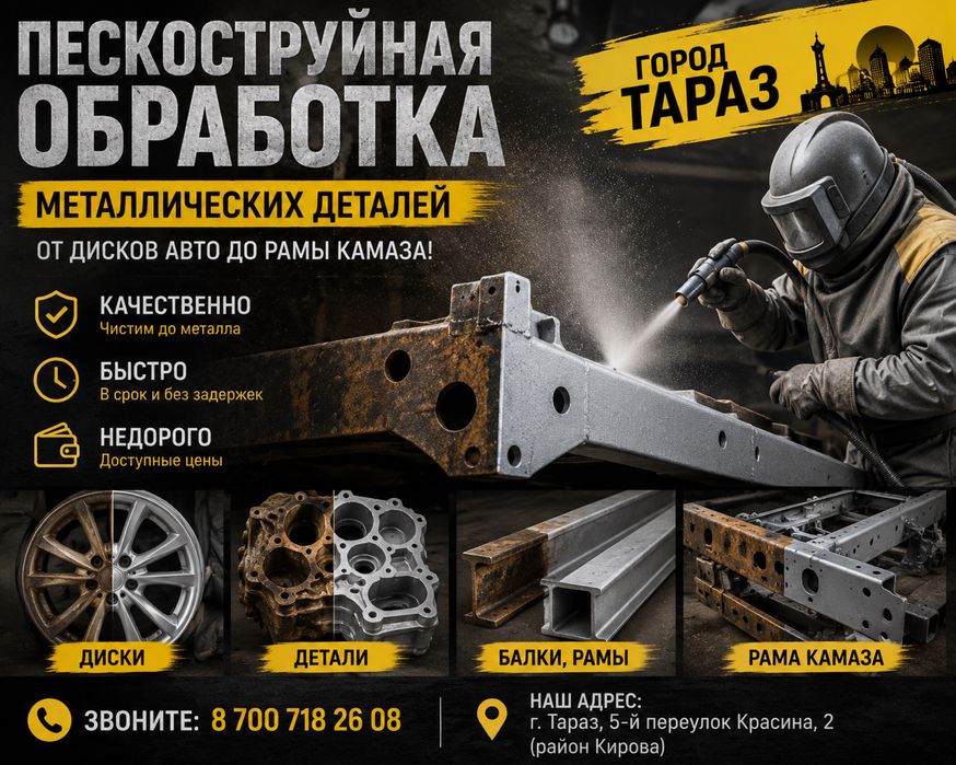 Пескоструйная обработка