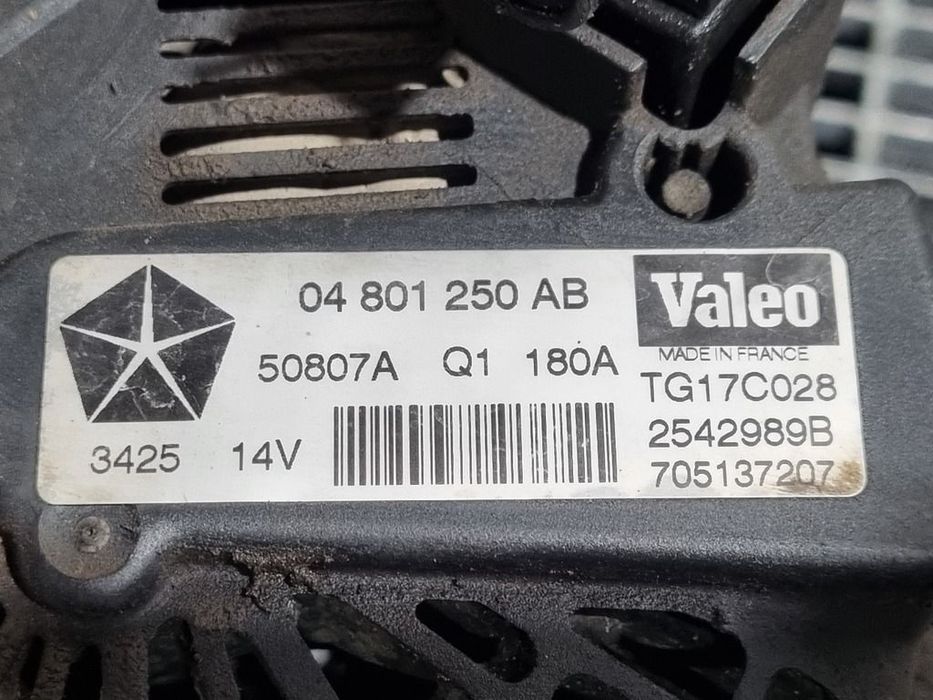 Alternator Jeep Grand Cherokee III 3.0 2005 - 2010 218CP 2987CC EXL (1122) Diesel ...