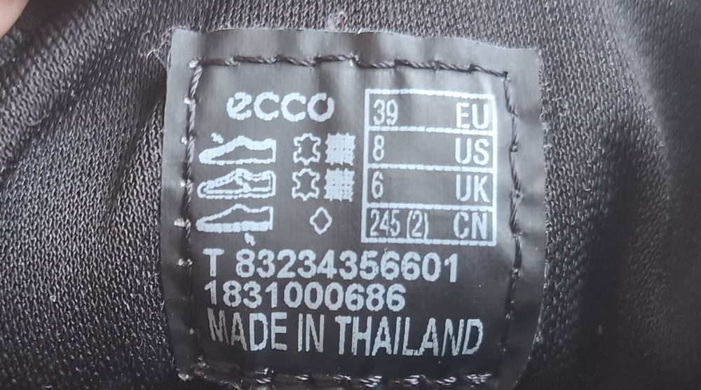 ECCO Gore-tex 39 номер