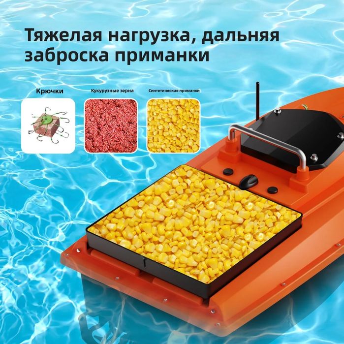 Карповый кораблик. Супер скоростной с GPS. Новый.