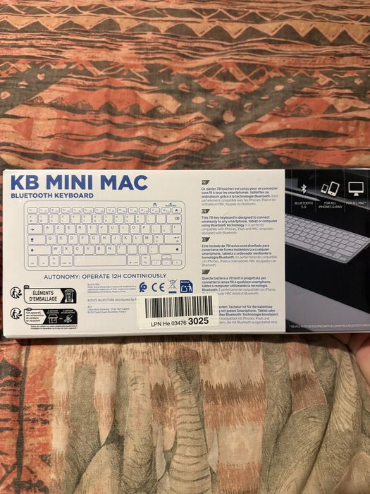 Метална безжична клавиатура (нова)