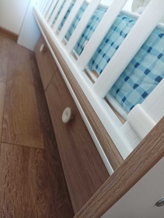 Дървено детско креватче 60/120