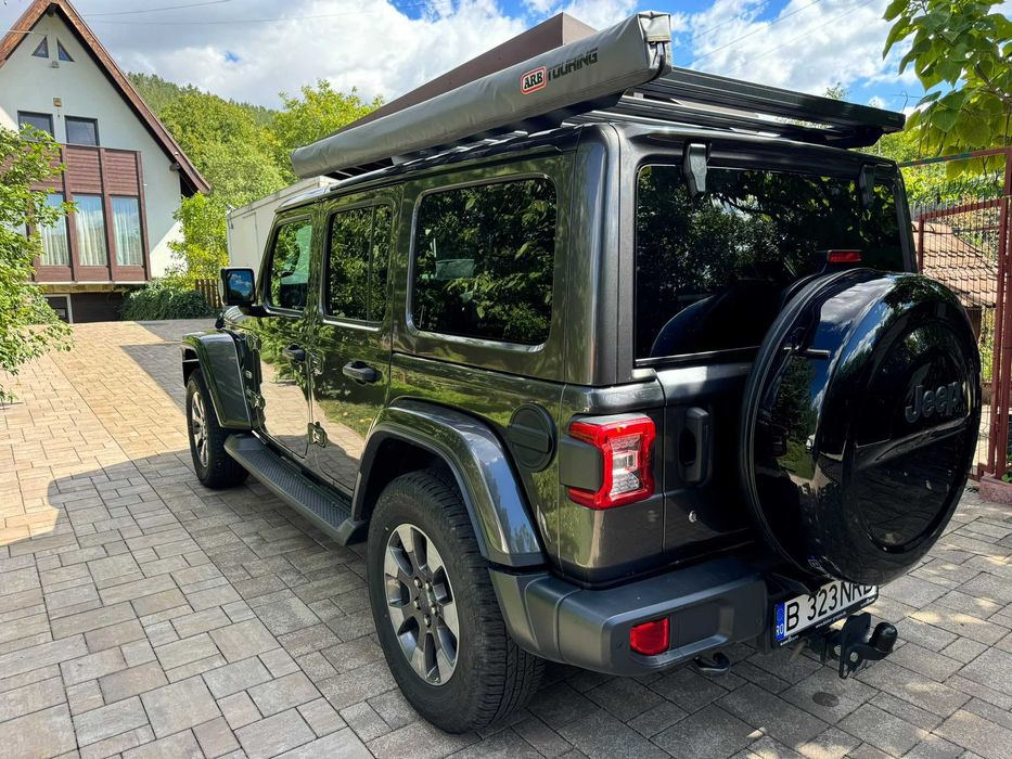 Jeep Wrangler 2,2 CRDi, 2020/TVA deductibil/8AT/Softtop/model Overland/ACC/piele/audio Alpin