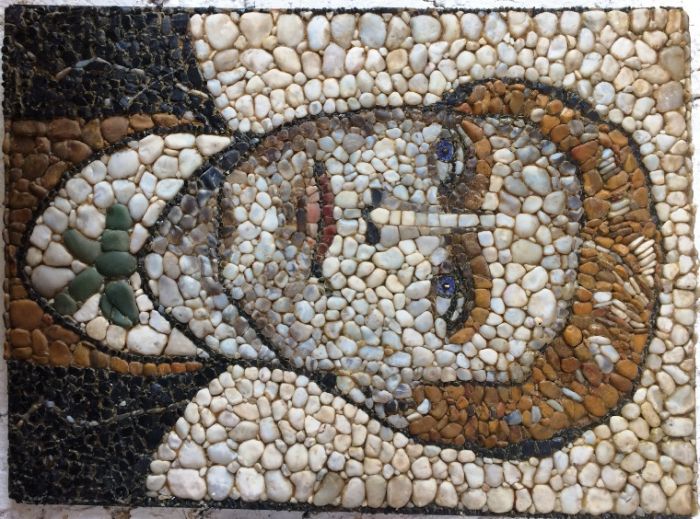 Мозайки В.Левски Х. Ботев, Раковски Ахат и Турмалин-големи 70 см