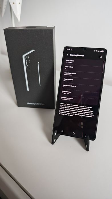 Samsung Galaxy S25 Ultra JetBlack - 256Gb- Impecabil - 100% Baterie -