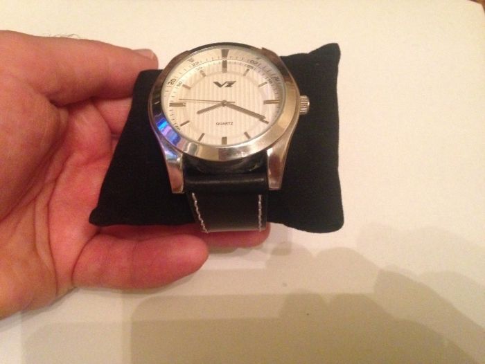 CEAS BARBATESC quartz - curea piele