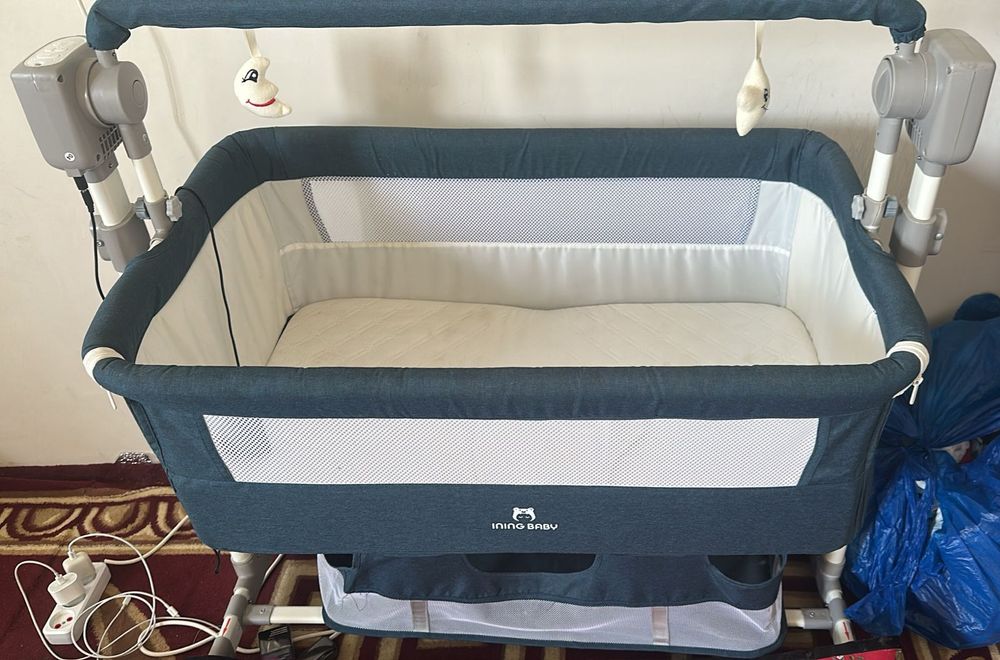 Манеж-кровать 3в1