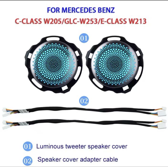 Пищялки светещи burmaster w205 ц-класа 2014г лед говорители
