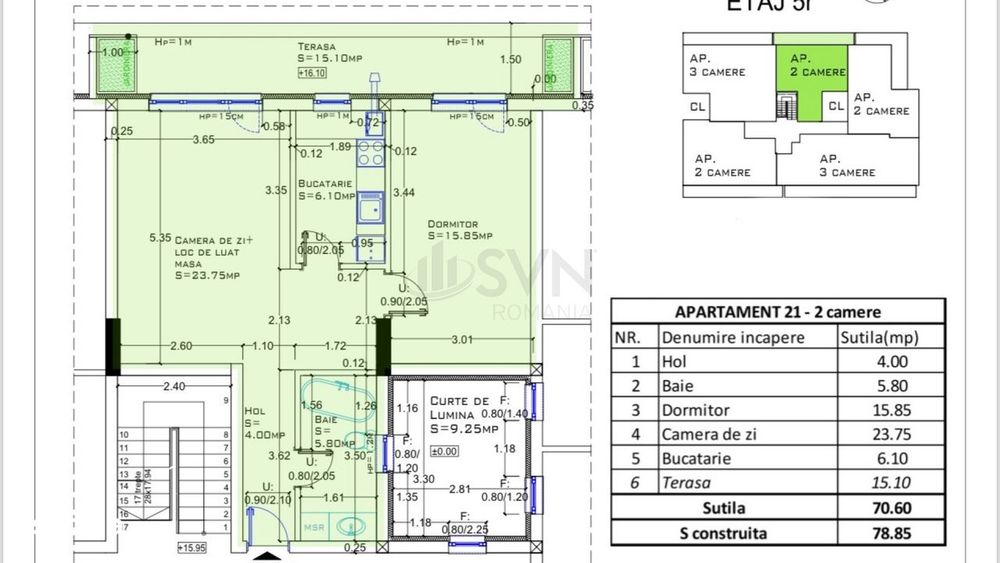 Apartament 3 camere de vanzare Aviatiei