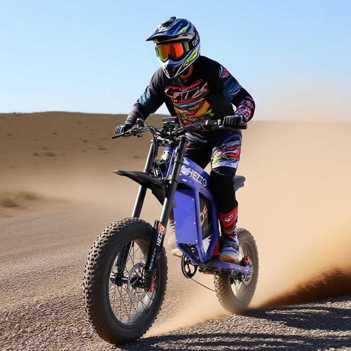 Електрически кросов велосипед HEZZO D5 – 3000W,70 км/ч, 150 км.Наличен